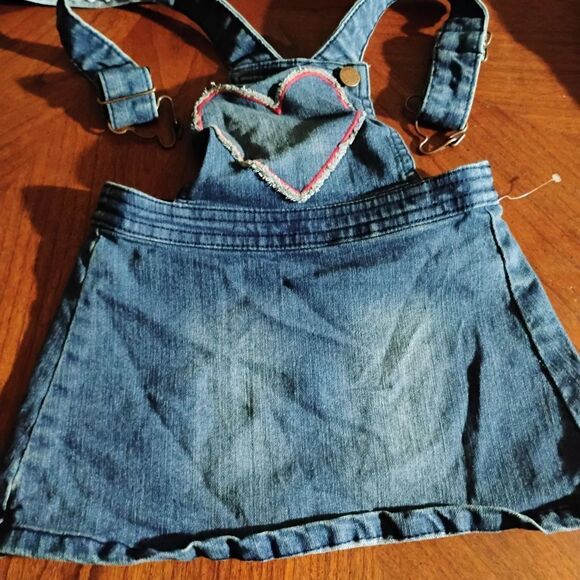 Oshkosh Denim Overall Dress - Size: 18 months (1142) - Picture 1 of 4